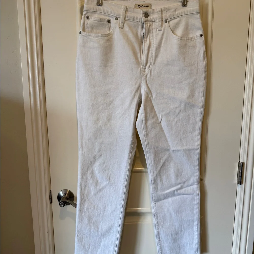 Madewell Women's High Rise Jeans - White - Picture 11 of 13